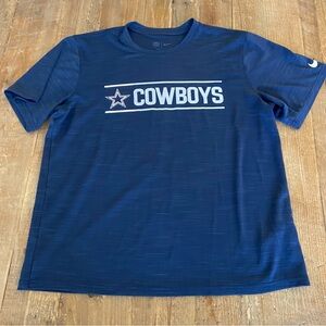 NIKE NFL Cowboys Dri-Fit Short Sleeve Tee Men's Medium